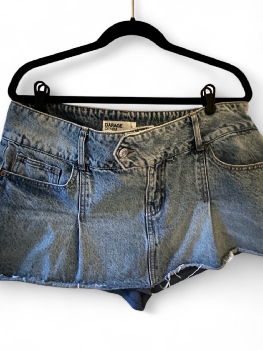 Garage Light Blue Denim Skort